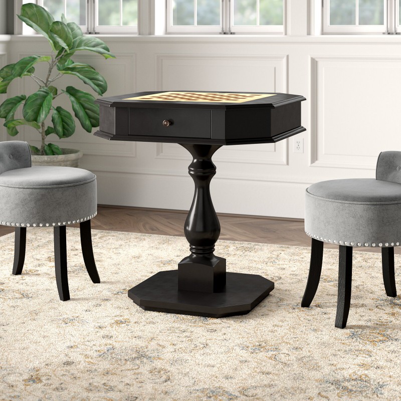 28" Kase Chess & Backgammon Table (Not available now)