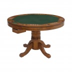 Schoenrock Pool and Poker 47.25" Multi Game Table Round (Not available now)
